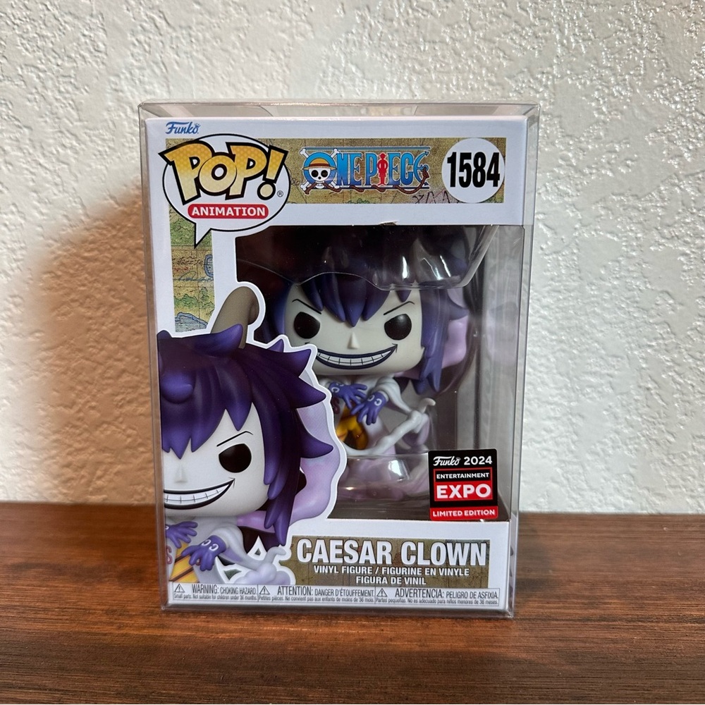 Funko Pop One Piece Caesar Clown 1584 Entertainment Expo W/protector